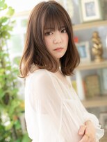 カバーヘア ブリス 大宮西口(COVER HAIR bliss)&nbsp;ハイライトカラーくせ毛風小顔エアリーミディa大宮20代30代40代