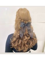 ムーア(MUA) 【MUA馬場】ハーフアップスタイル