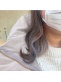 インナーカラー/グレージュ/クリーミーベージュ