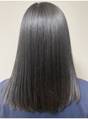 さらさらストレート　アッシュブラック　池袋◎30代40代50代