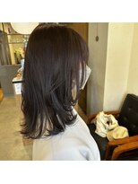 アルマヘアー(Alma hair by murasaki)&nbsp;◎ミディアムレイヤーのラベンダーブラウン◎