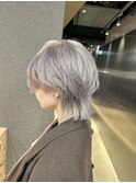 切りっぱなしボブ/エアリーロング/美髪/ピンクブラウン/栄