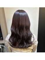 サロンドミルク 溝の口店(salon de MiLK)&nbsp;透明感ピンクブラウンカラー