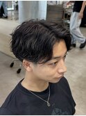 ツイストスパイラルパーマ波巻きパーマメンズパーマメンズウルフ