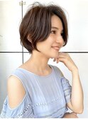 【絶壁解消】大人可愛いショートボブ