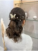 お呼ばれアレンジ/結婚式アレンジ/大宮美容室