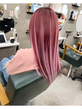 メルシー 福岡天神店(Merci) カラー+エクステ[エクステ/シールエクステ/インナーエクステ]