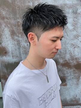 ヘアーサロン フォーメン イデア(hair salon for Men idea) 束感ショート 20代 30代 ビジネス ツーブロック 爽やか