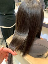 ヘアショップエヌアンドエー 久喜 栗橋店(hairshop N&A) 艶で魅せる◎上品ストレート/髪質改善/Aujua/艶感/透明感