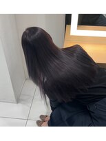低ダメージ縮毛矯正＋髪質改善トリートメント