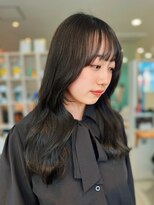 エルフ(elf)&nbsp;顔周りレイヤー ウルフレイヤーカット ワイドバング20代30代