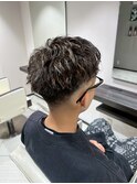 抜け感フェードパーマ