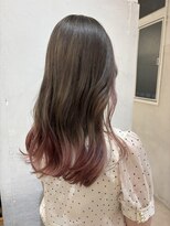 ポート 蕨(PORT)&nbsp;グレージュ×ラベンダーピンクグラデーション！【高岩美季】