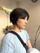 デュッカ(ducca)&nbsp;ショートボブ×暗髪オリーブベージュ