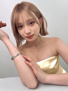 ソヨン 蟹江店(SOYON) 《SOYON》束感レイヤーボブとシースルーバング