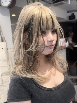 メゾン 心斎橋店(Maison)の写真/年間1000名以上がブリーチ来店するハイトーン特化Salon！高明度ブリーチは[Maison]コスパよくキレイに♪