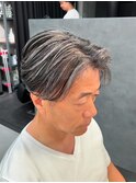 マッシュウルフスペインカールマンバンヘアセンター分け