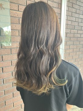 りんごの木セントラル(Central) インナーカラー、裾カラー