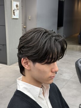 カルマパーマ/フェザーパーマメンズパーマバズカットマレット