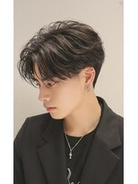 オーシャントーキョー 仙台(OCEAN TOKYO)&nbsp;フェザーショートフェザーパーマ眉毛メンズセンターパート