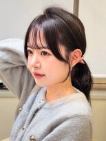 ロンドガーネット 池袋(Lond garnet)&nbsp;暗めカラー/グランマッシュ/デザインカラー/レイヤーカット/池袋