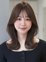 アンアミ オモテサンドウ(Un ami omotesando)&nbsp;［Unami］鎖骨あたりのミディアムレイヤー［松川蓮］