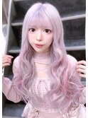 ☆CAPSULE☆ホワイト　ピンクメッシュ　春色ハイトーン