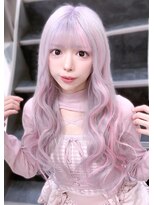 カプセル シンジュク(CAPSULE)&nbsp;☆CAPSULE☆ホワイト　ピンクメッシュ　春色ハイトーン
