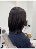 レイヤーボブ×イヤリングカラー