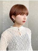 ハンサムショート/丸みショートボブ/20代30代40代50代/顔周り