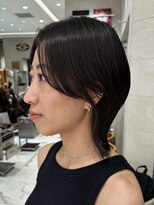 ピークアブー 原宿ハラカド(PEEK-A-BOO) ☆大人毛流れ顔周りレイヤーウルフショートカット原宿30代40代