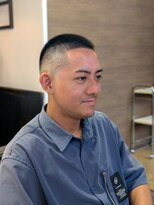 ワンワンオー バーバーショップ 博多店(@110 BARBER SHOP)&nbsp;ツーブロックショートカルマヘアスリックバックジェットフェード
