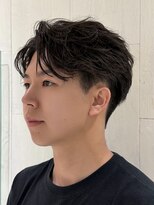 タブーセントラル(TABOO Central)&nbsp;メンズパーマフェザーパーマシャドウパーマセンターパート