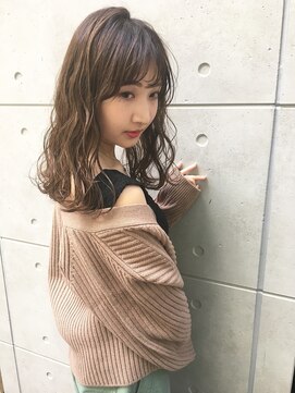 リタ(Lita) メルティーショコラカラー×ほつれウエーブ