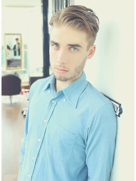 ジジバイワースホワイル(jiji by WORTH WHILE) 外国人風　NY刈り上げ七三