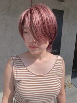 セイントローレン バイ ジルブラン(St.Lauren by JIL BLAN) Short×Cassis Pink