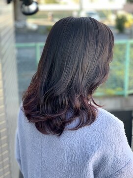 フィール ヘアー(feel hair) ラベンダーバレイヤージュ