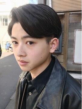 バイフィフス 原宿/表参道(by fifth) センターパートメンズマッシュパーマニュアンスパーマ刈り上げ