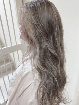 ミリム 栄矢場町店(MIRiM) 【MUSE】フェイスラインハイライト×ベージュカラー