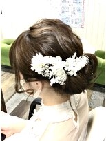 ヘアースペース 練馬店(hair space COCO) 卒業生、ドライフラワーセットアップ