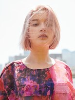 ピズム(PISM) パッツンボブ/ピンクカラー