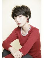 ルルディ バイ アフロディーテ銀座(luludi by APHRODITE)&nbsp;黒髪/グレーベージュ/レイヤーロング/前髪パーマ/銀座