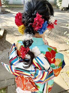 アトリエメルシー 代々木(atelier merci) 七五三ヘアセット/着物