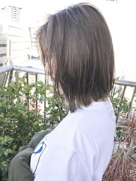 シルクレイ 吉祥寺店(Silk-lei) ＃外ハネボブ＃切りっぱなしボブ＃アッシュグレージュ＃吉祥寺