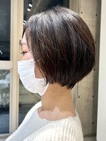 ヘア デザイン リスク(HAIR DESIGN RISK)&nbsp;【RISK 高橋勇太】シルエットが完璧!!前下がりショートボブ