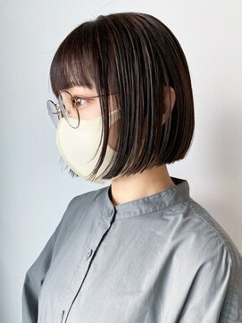 アイティー バイ アルバム 中野店(IT by ALBUM) アッシュボブ_ショコラベージュボブルフベビーバング_ba357171