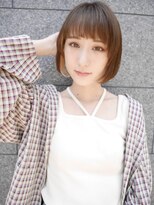 シュシュ(shushu)&nbsp;ぱっつんショートボブ×インナーカラー【有海一生】/髪質改善