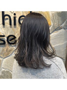 ナチュラルハイセンス 本店(natural high sense) ミディアム×ダークベージュ◇似合わせカット/町屋駅