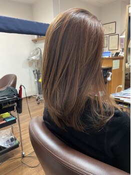 ステップ ヘア(step hair)の写真/【倉敷/新田】透明感と質感にこだわるならstep hairの《イルミナカラー》【イルミナカラー+カット¥9000～】