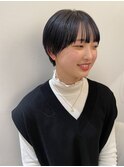 黒髪タイトマッシュショート★